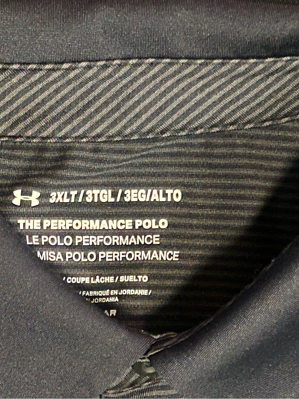 Under Armour Men's Dark Navy Performance Polo Shirt - Picture 3 of 6